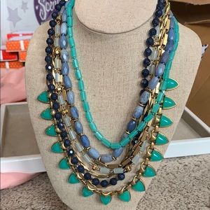 Final Price - Stella & Dot Sutton Necklace (green stone)
